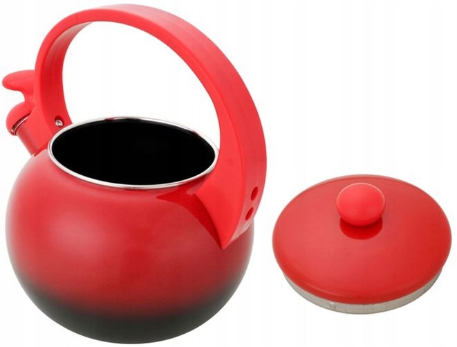 Czajnik emaliowany 2.2L z gwizdkiem. Masterpan MP-2506