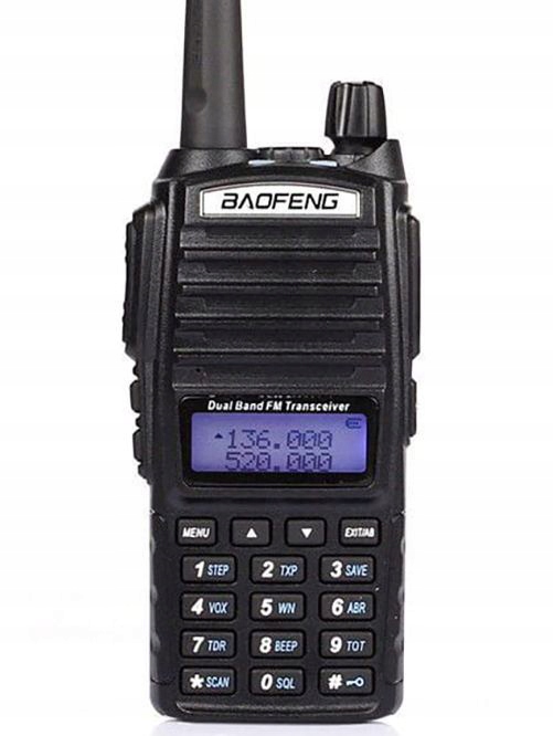 Radiotelefon Baofeng UV-82X Dual Band VHF/UHF bateria 2800mAh USB-C
