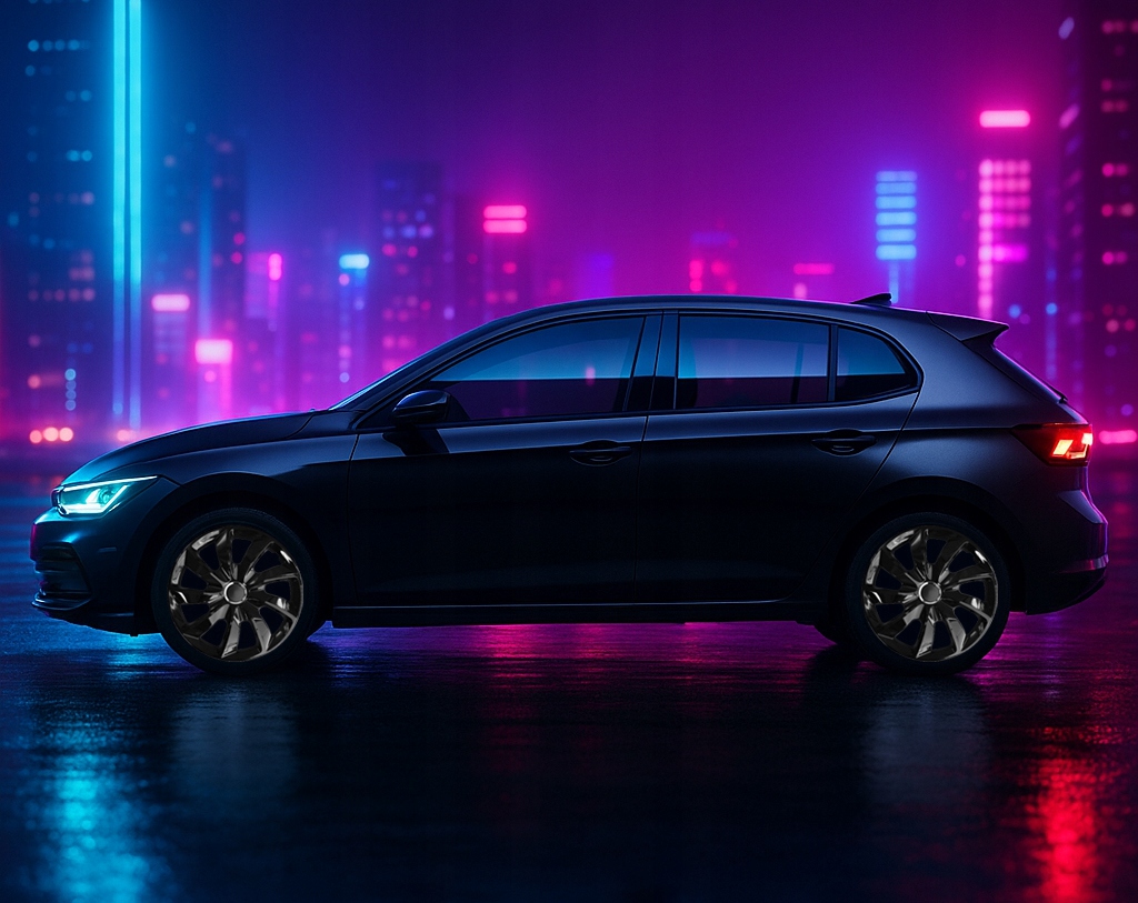 Kołpaki NRM Stig Black 4 sztuki wysoki połysk rozmiar 17” uniwersalne