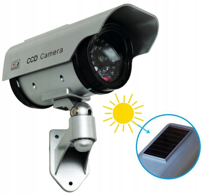 Solarna atrapa kamery SOL1200 migająca dioda