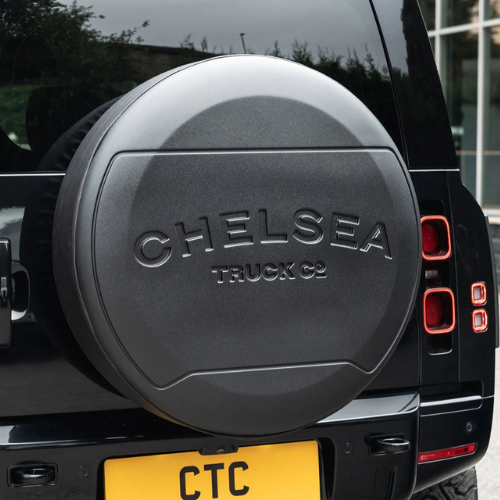 CHELSEA TRUCK タイヤカバー Chelsea Truck Co Hard Spare Wheel Cover for Land Rover Defender 90