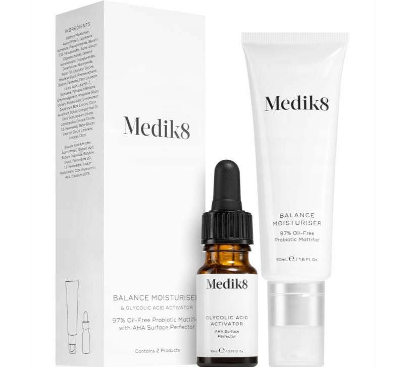 Medik8 Balance Moisturiser with Glycolic Acid Activator 50ml - Medik8 zdjęcie 2