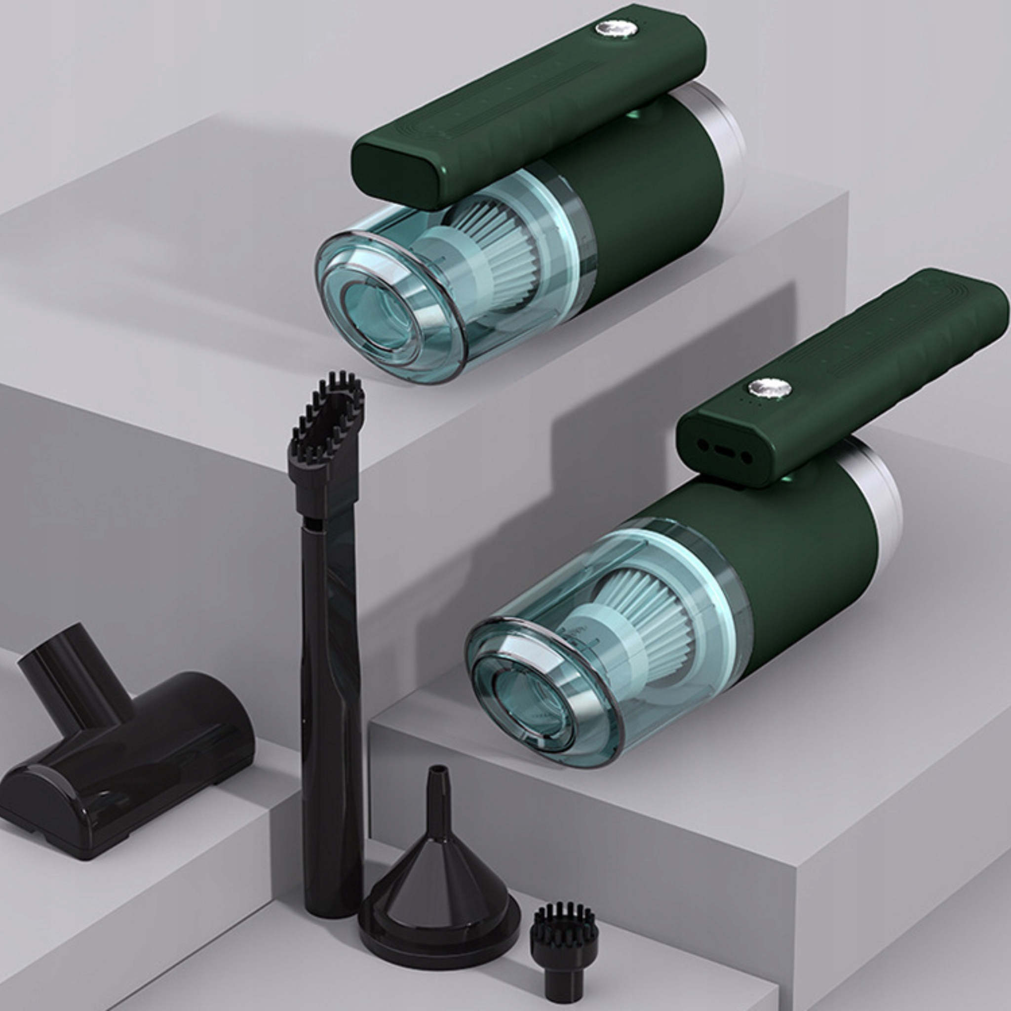 ODKURZACZ BEZPRZEWODOWY SAMOCHODOWY RĘCZNY 120W AKUMULATOROWY DO AUTA DOMU