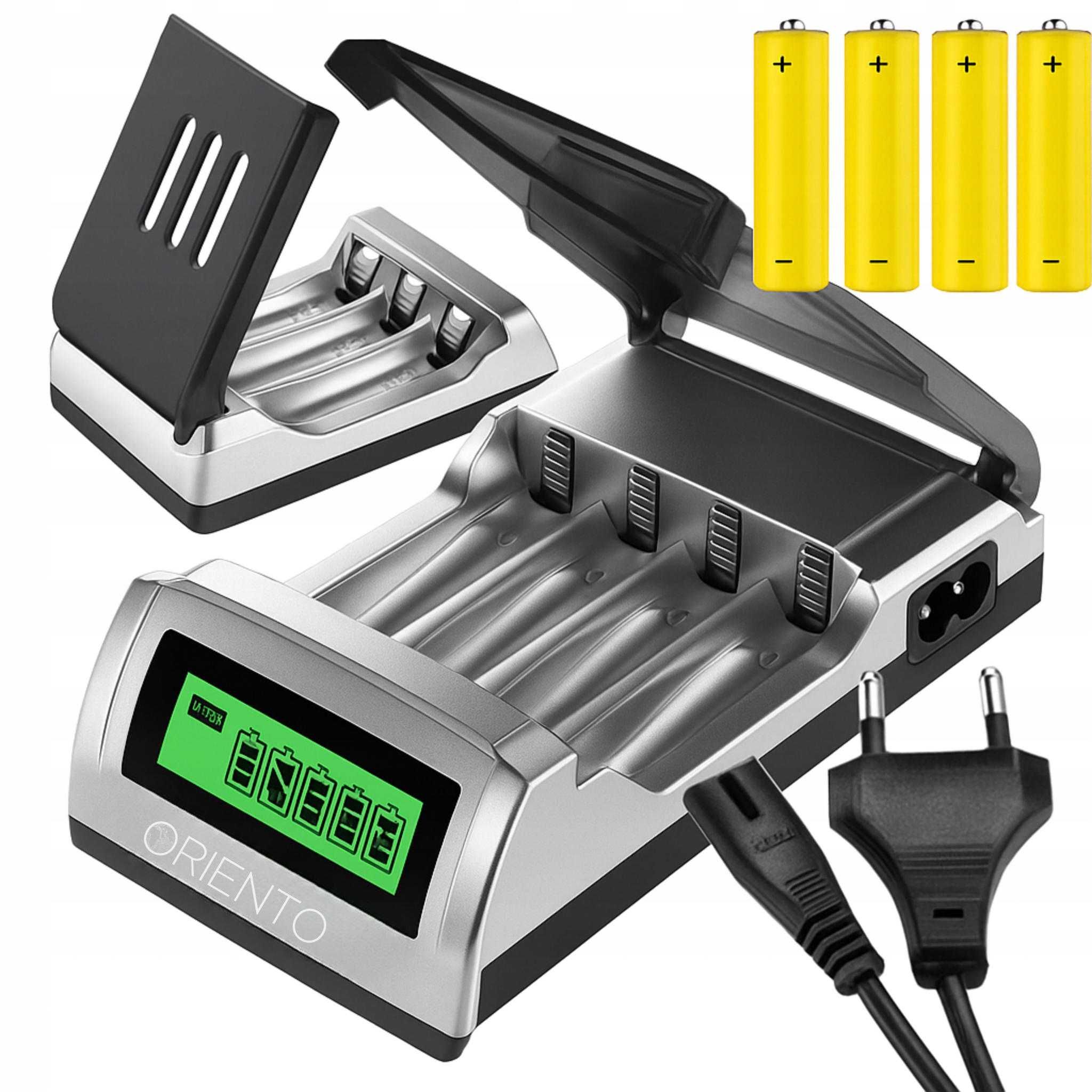 ŁADOWARKA DO BATERII AKUMULATORKÓW PALUSZKÓW AA I AAA SZYBKA AUTOMATYCZNA