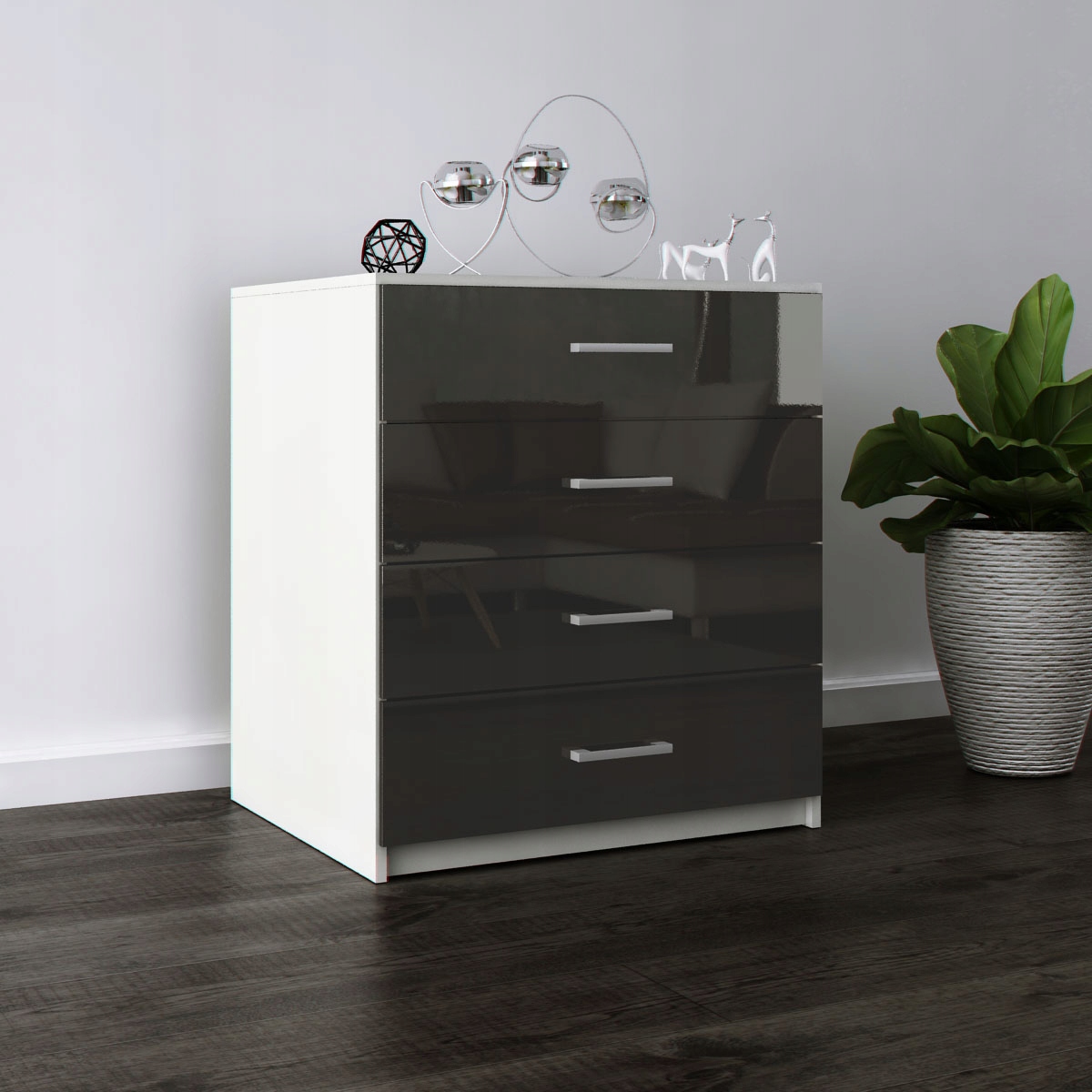 Komoda Lana wnętrze szuflad