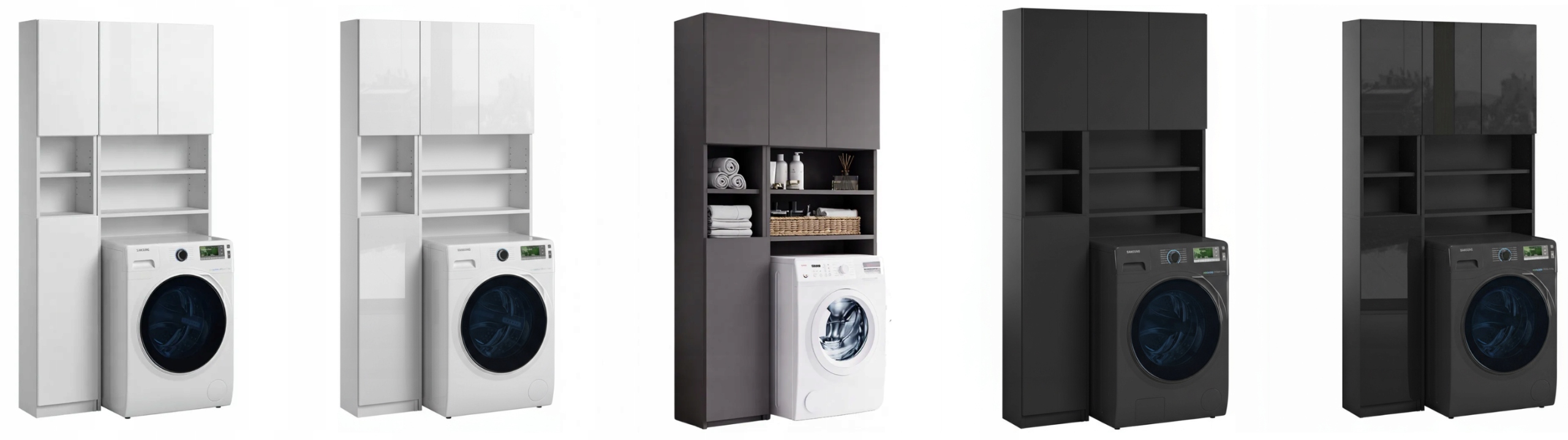 Zestawy mebli Ariel i Melody biały mat