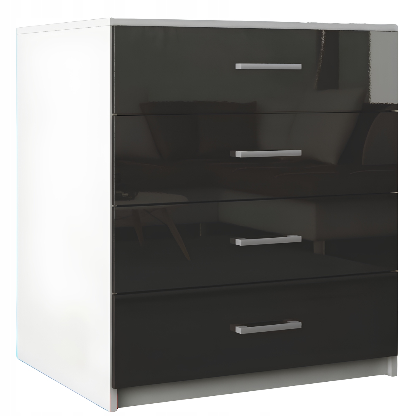 Komoda Lana Szary Połysk