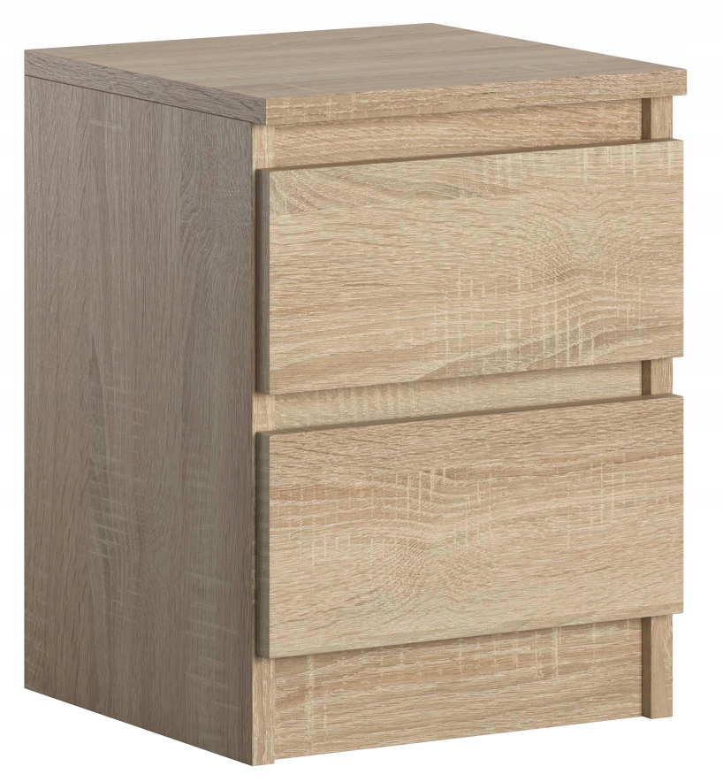 Szafka Nocna Do Sypialni 2 Szuflady Stolik Do Łóżka Pari 2 Dąb Sonoma