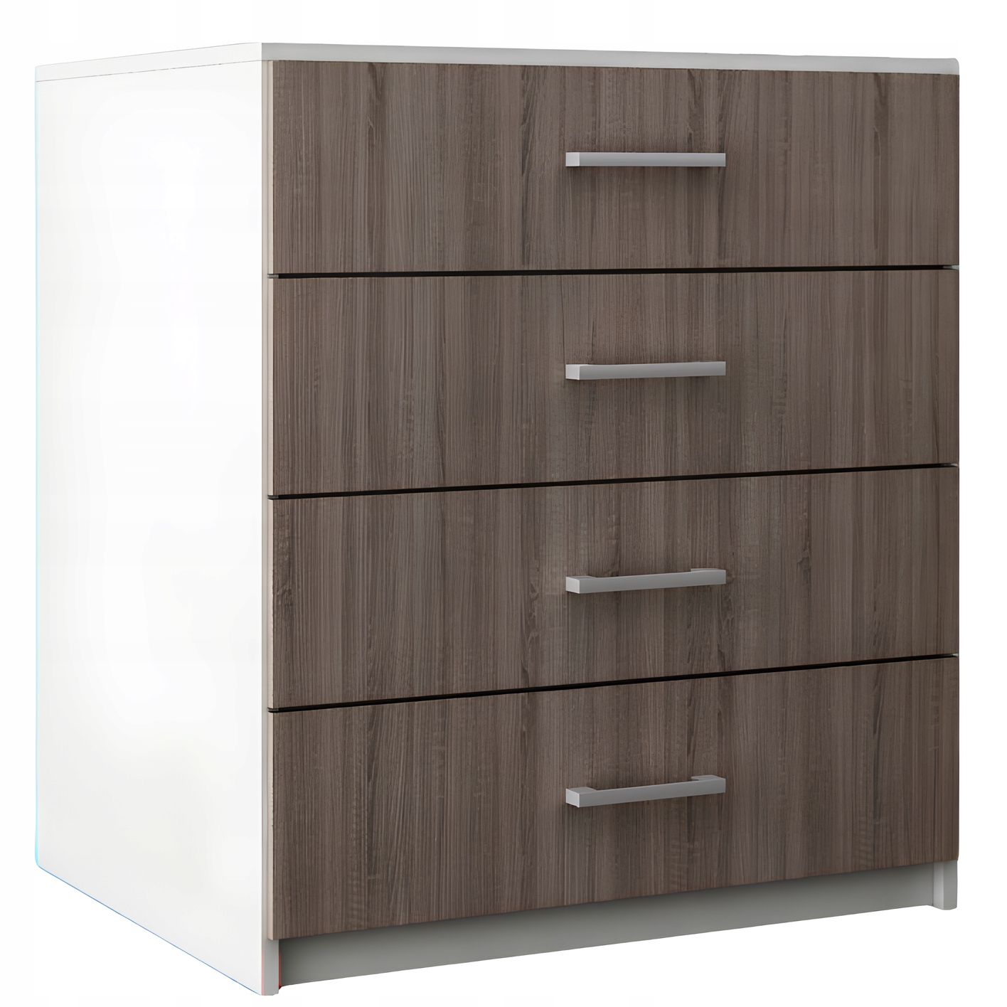 Komoda Do Salonu Na Ubrania 4 Szuflady Lana Dąb Sonoma Tabac