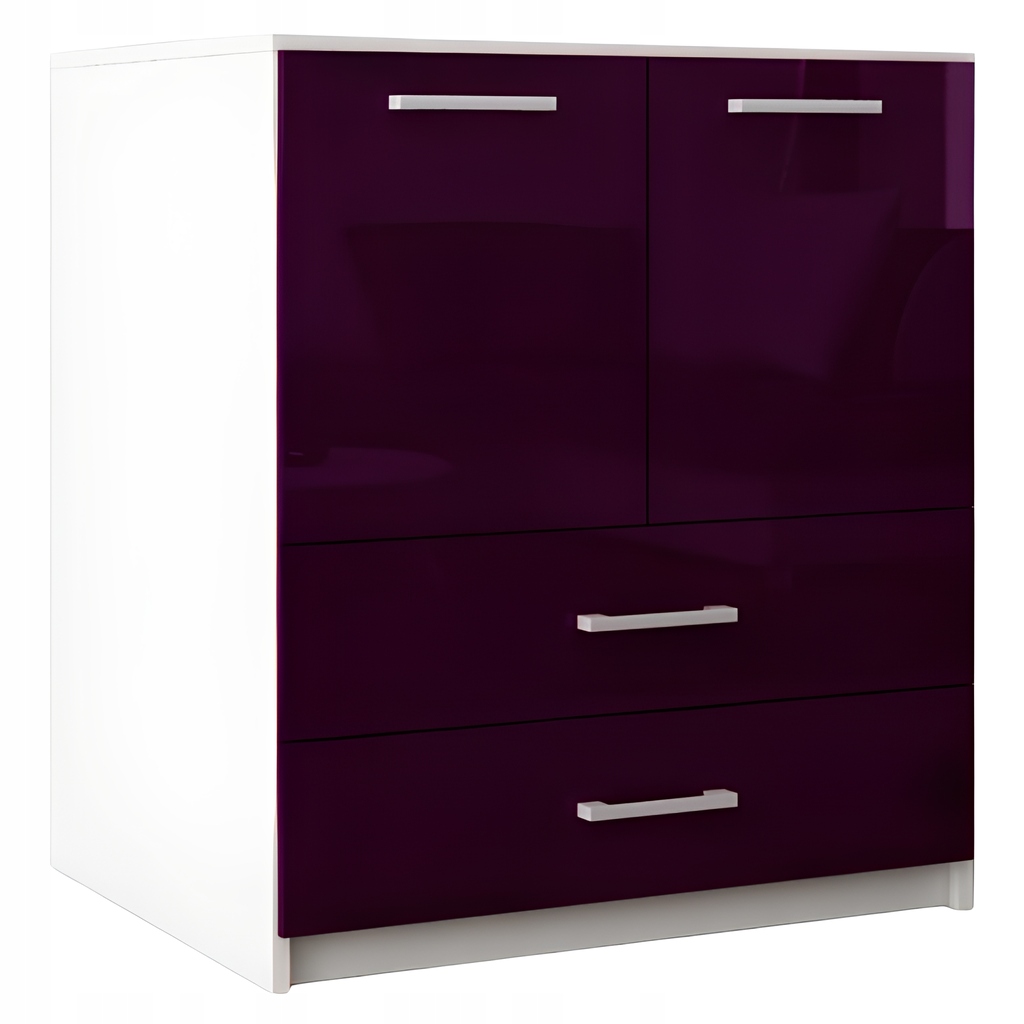 Komoda Amari Fiolet Połysk