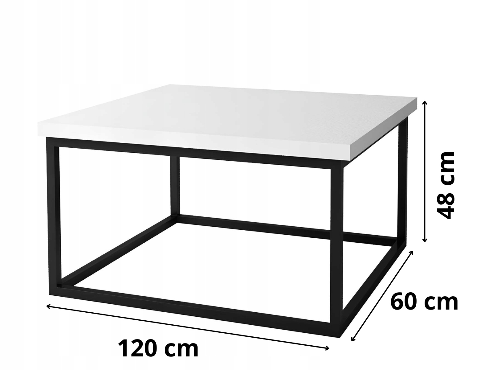 Ława Zoe 2 w salonie loftowym