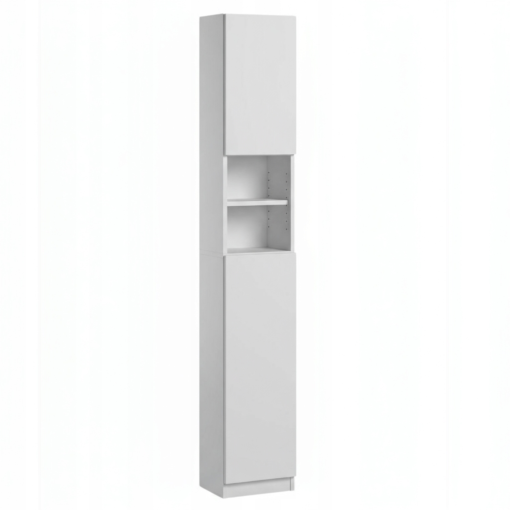 Prezentacja słupka łazienkowego biały mat Melody