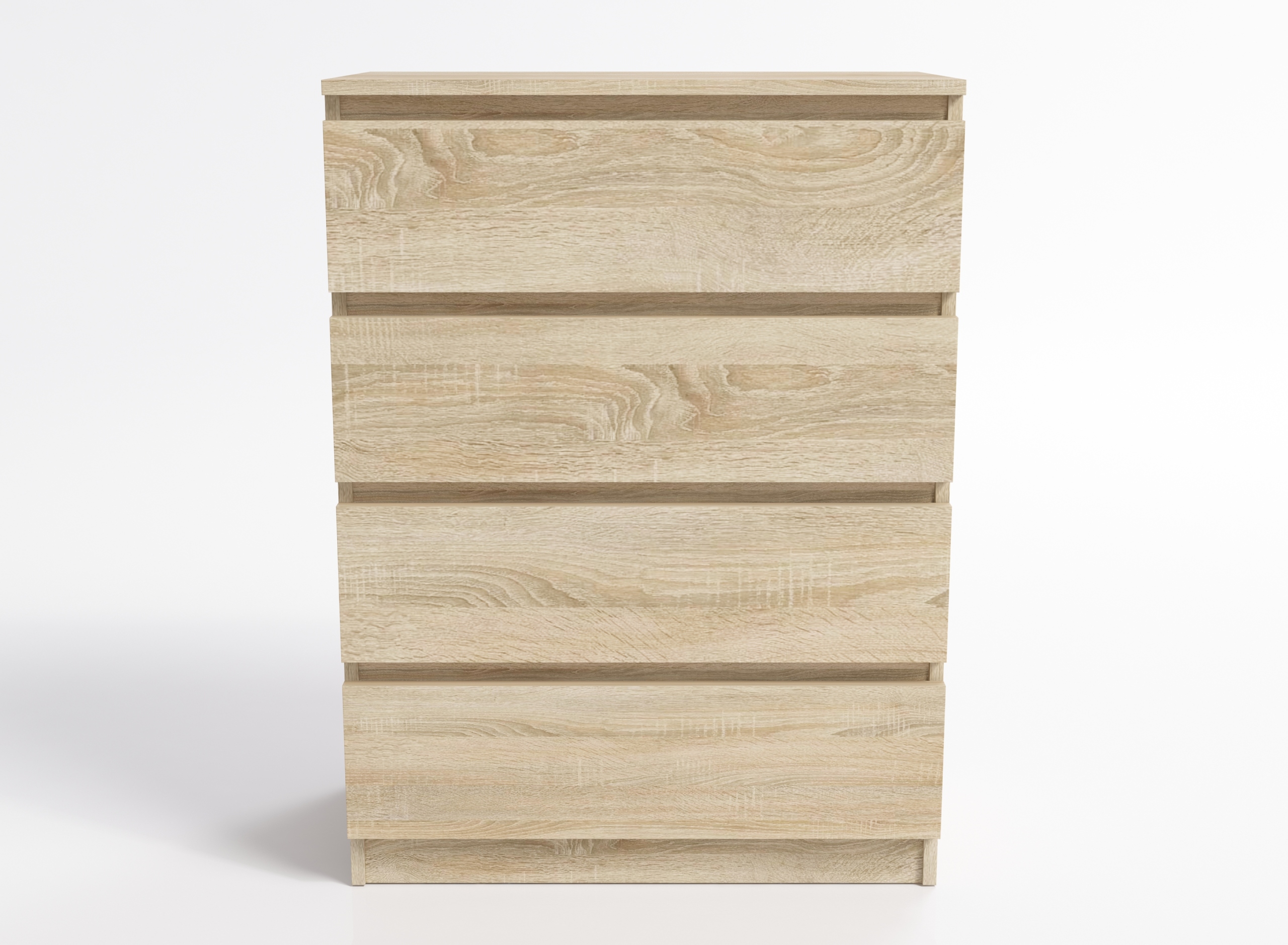 Komoda Szafka Do Sypialni 70 x 40 x 97 CM Pari 4 Dąb Sonoma