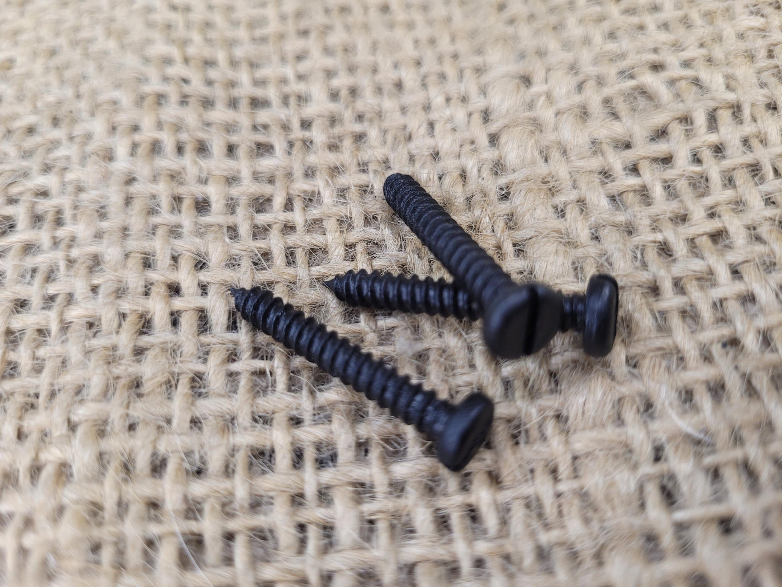 Rustykalny wkręt do drewna. 10 sztuk walcowy 4x 25 mm