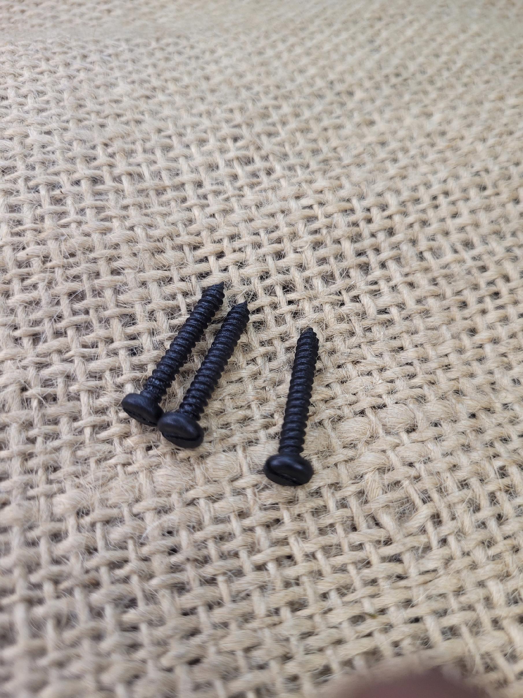 Rustykalny wkręt do drewna. 10 sztuk walcowy 4x 25 mm