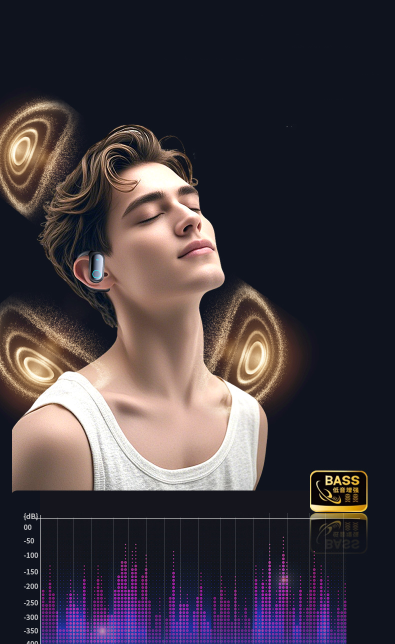 casti wireless open-ear