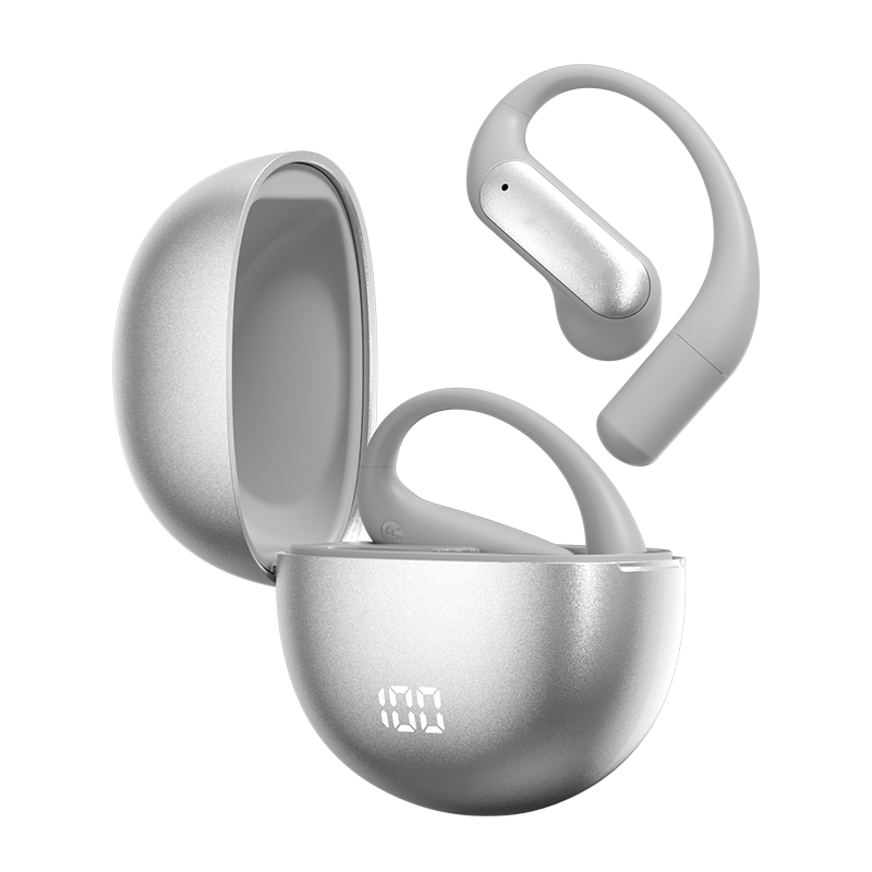 Casti Wireless VU-TEK M118, Bluetooth 5.4, Sport, AI Translation, Autonomie 60h, Microfon HD, Noise Cancelling, Sunet 3D, Silver 17 Casti Wireless Sport