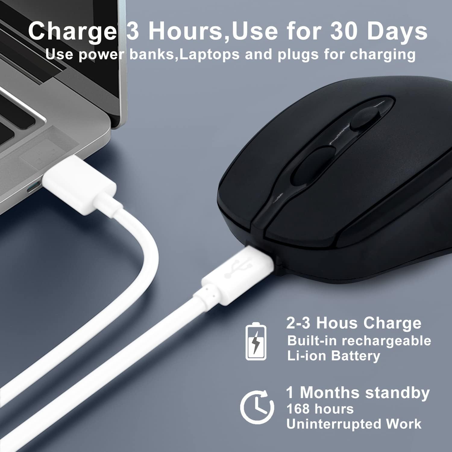 mouse wireless reincarcabil