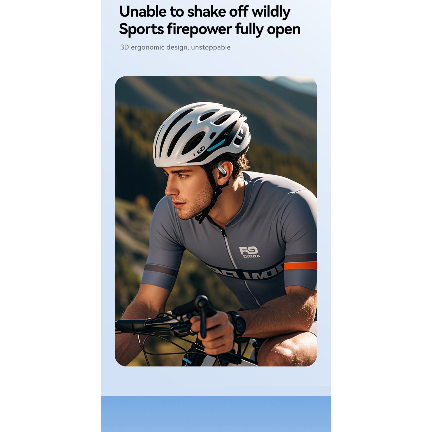 Casti Wireless VU-TEK M118, Bluetooth 5.4, Sport, AI Translation, Autonomie 60h, Microfon HD, Noise Cancelling, Sunet 3D, Silver 18 Casti Wireless Sport