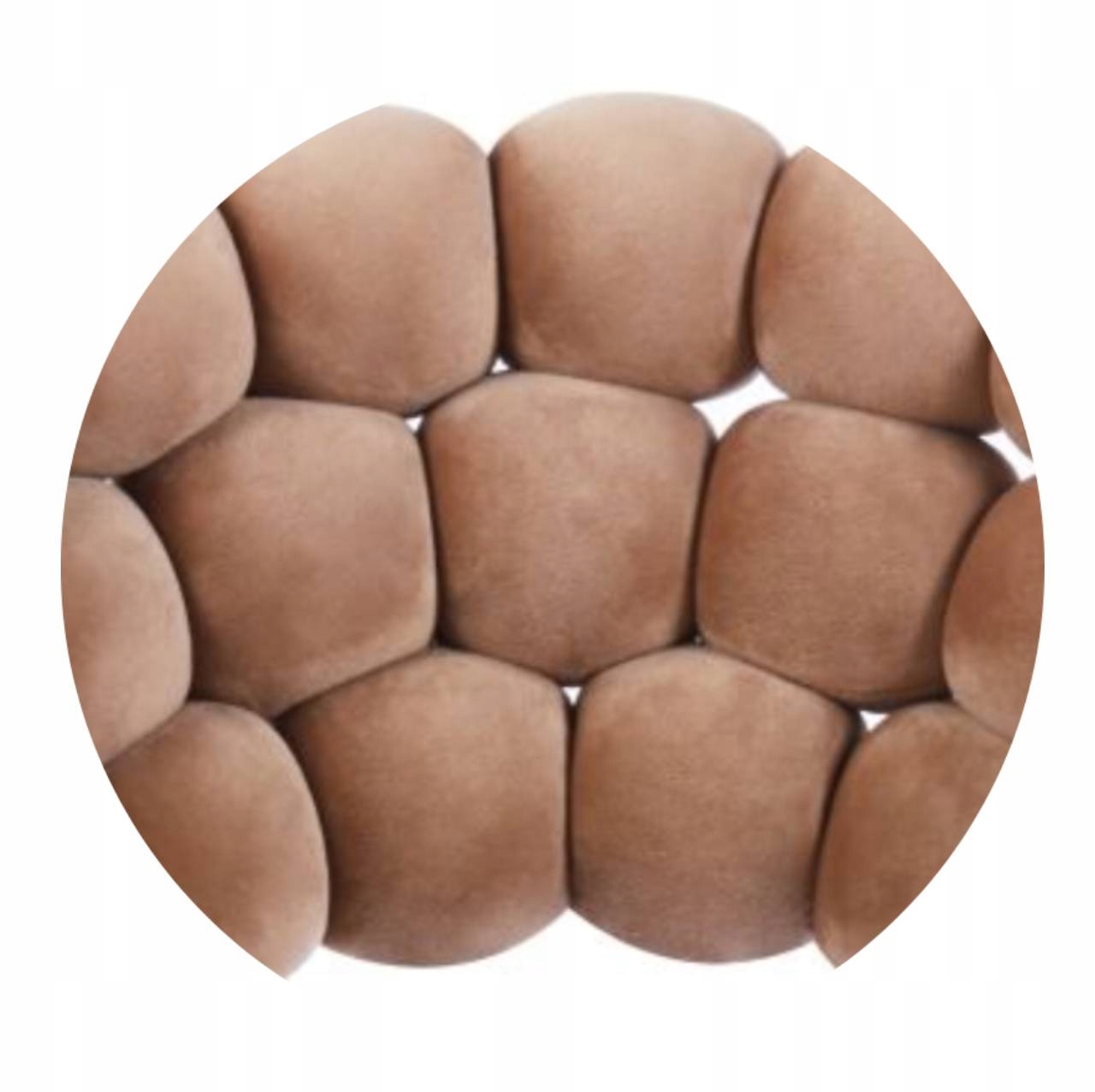 Krzesło Bubble Cappuccino Welurowe - w zestawie