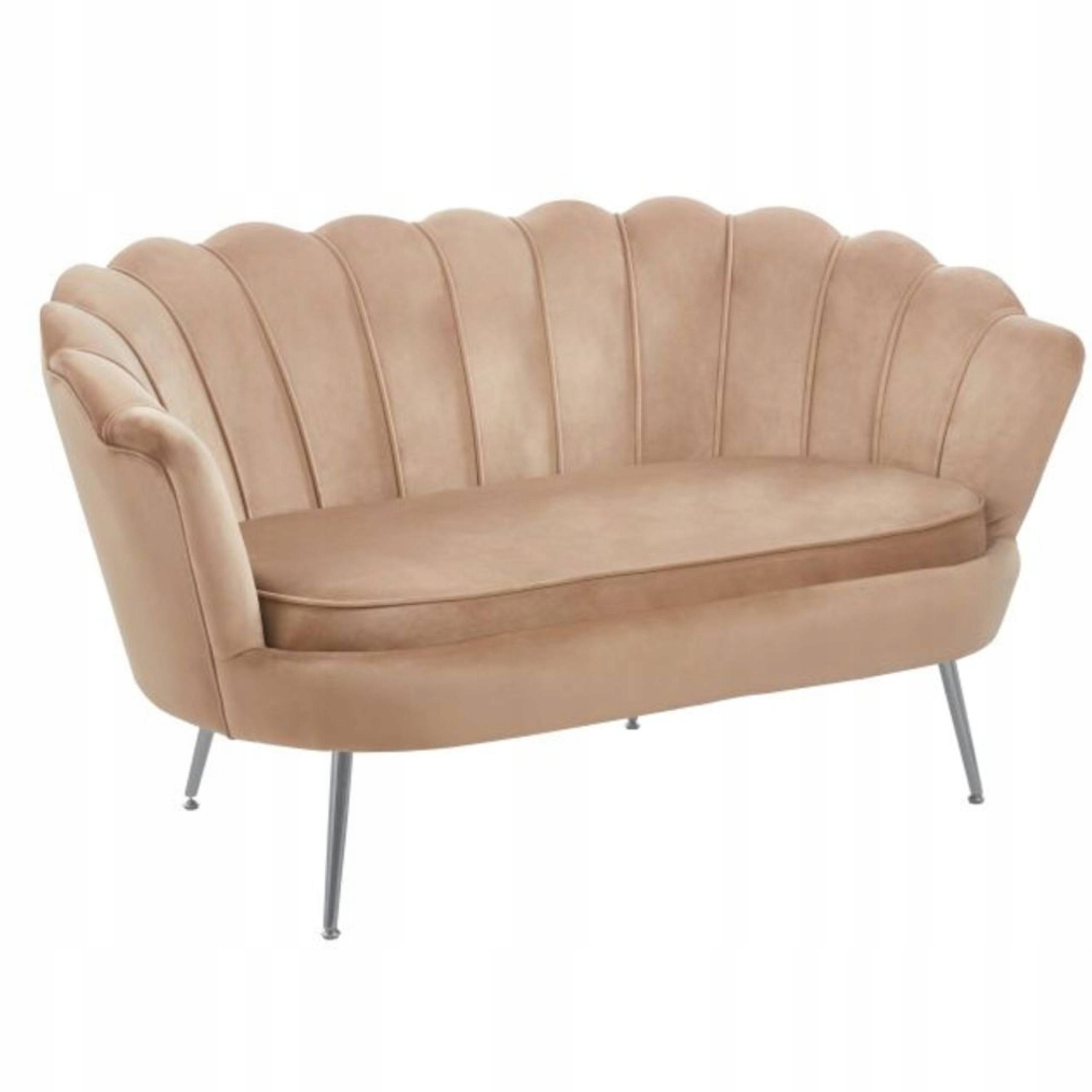 Welururowa sofa Cappuccino Furnitex - bok