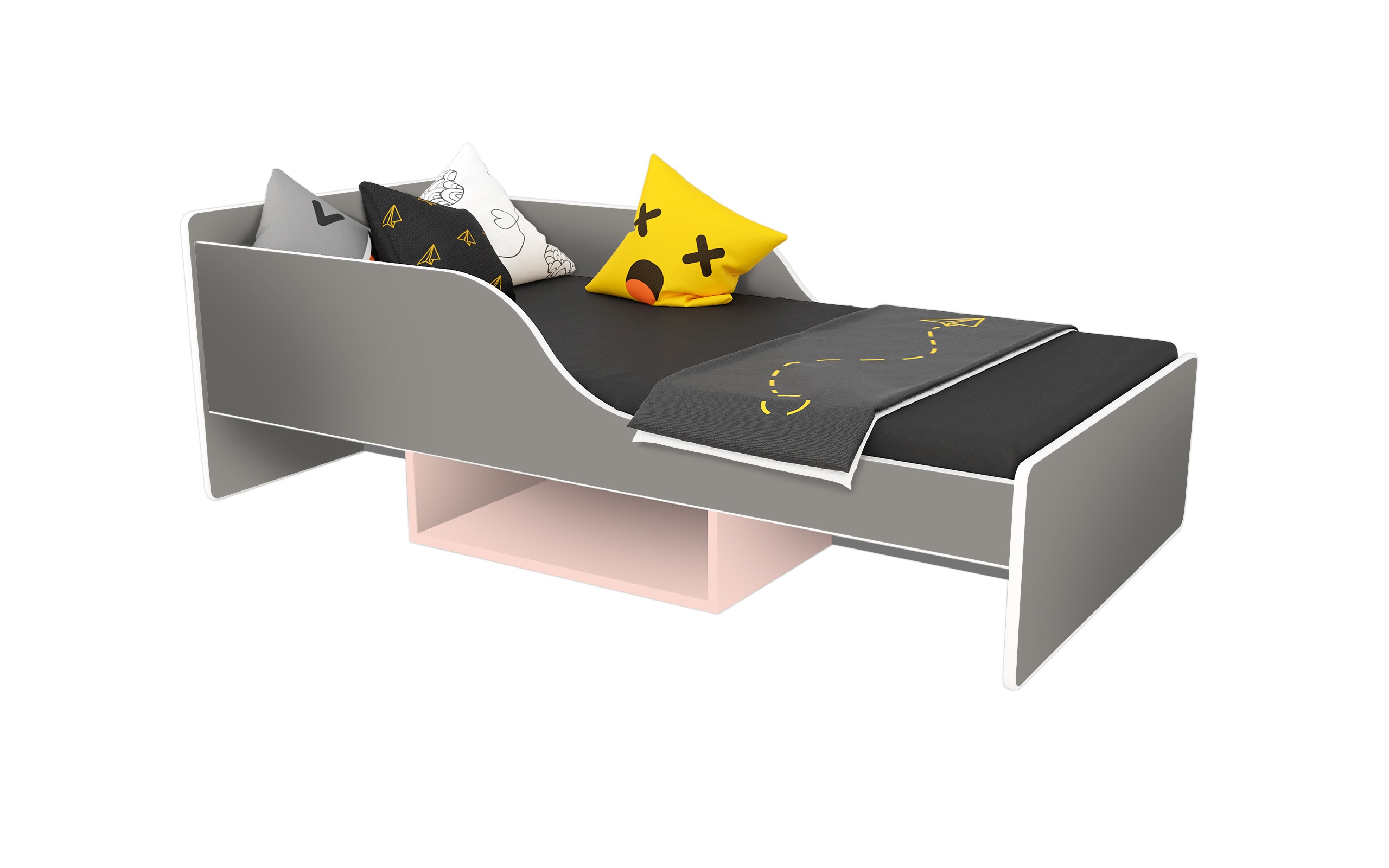 Bezpieczne łóżko dziecięce Smile 180x80 - widok 2