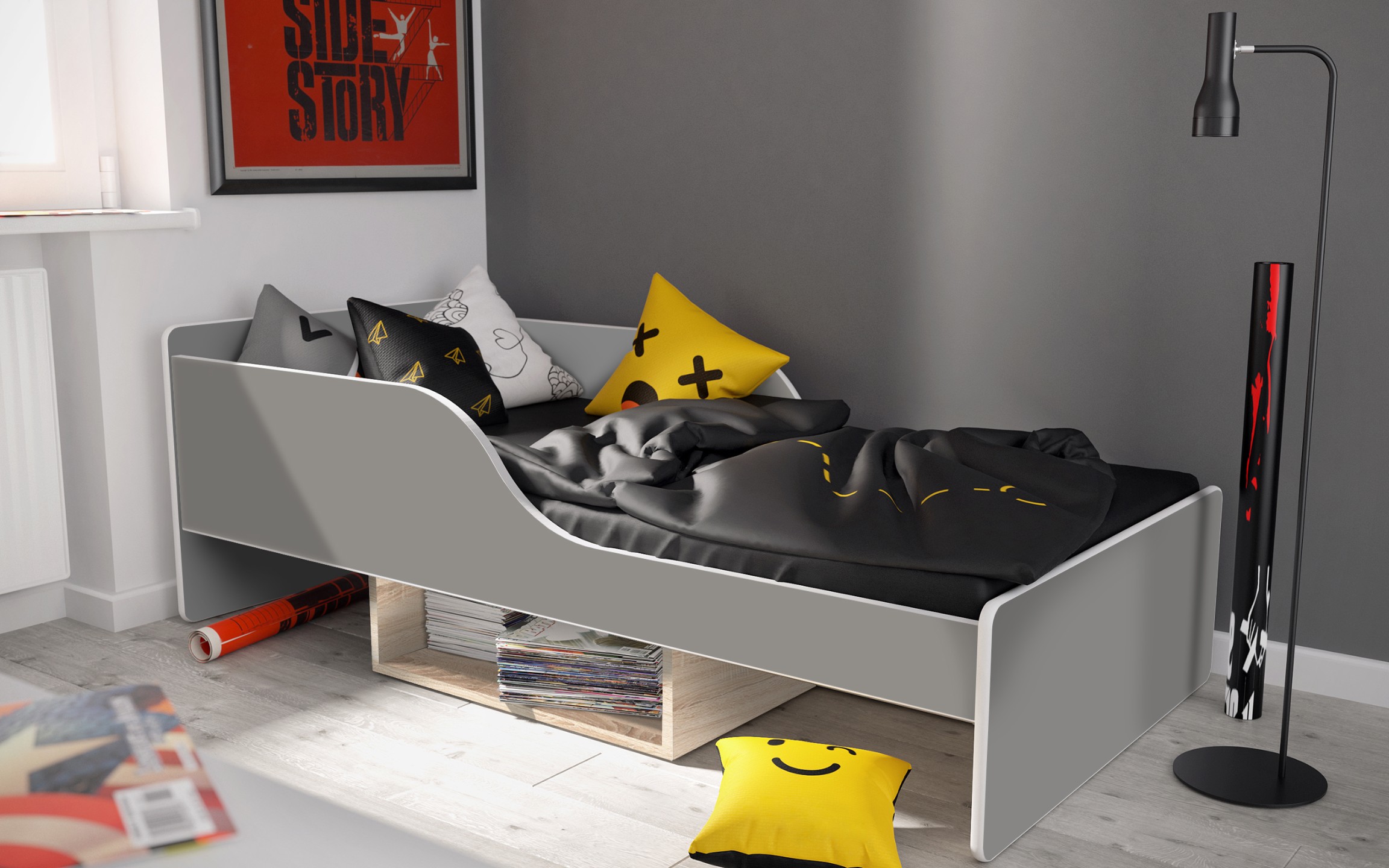 Łóżko Smile 160x70 - widok