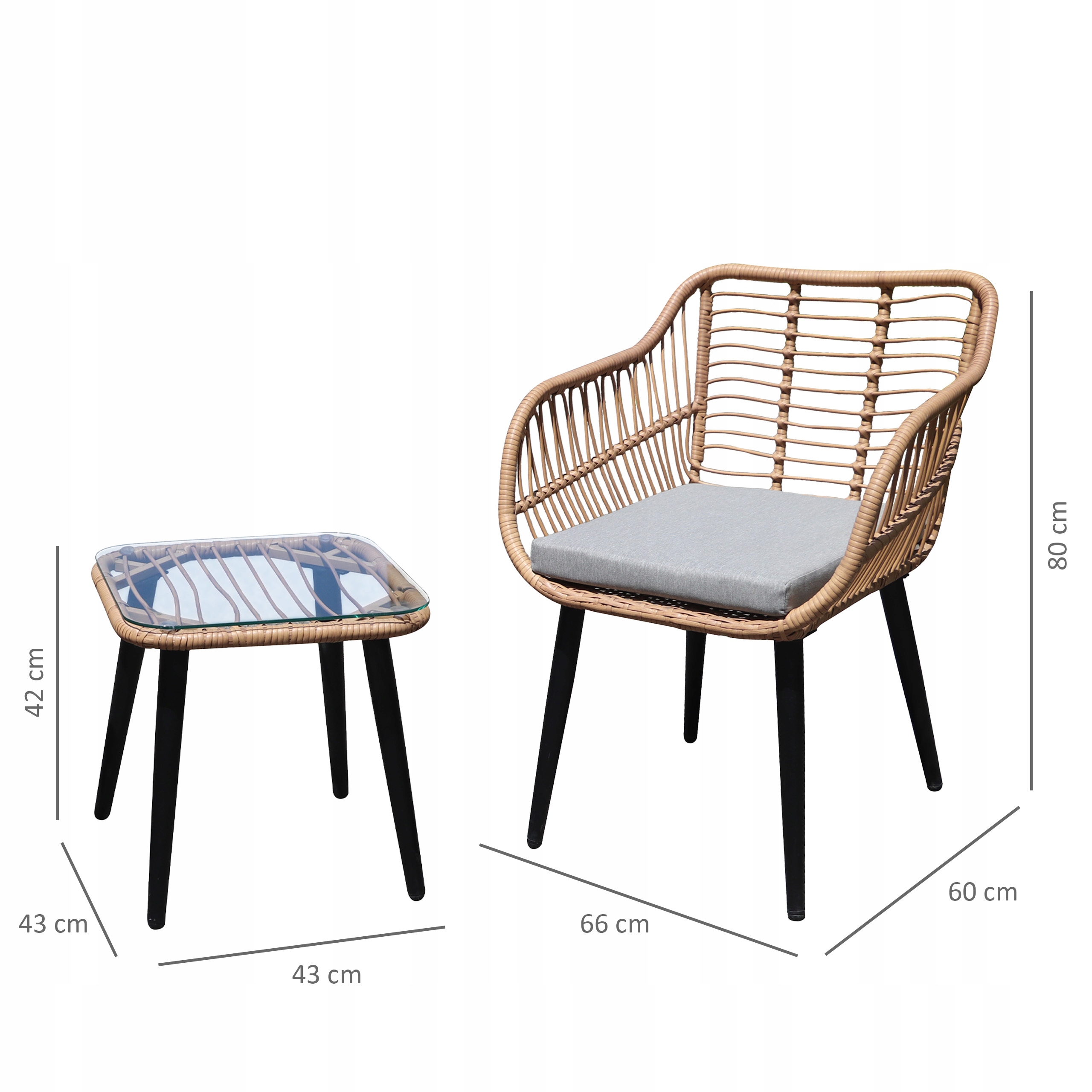 Garden Select Beżowy 3 Elementy - zdjęcie 5