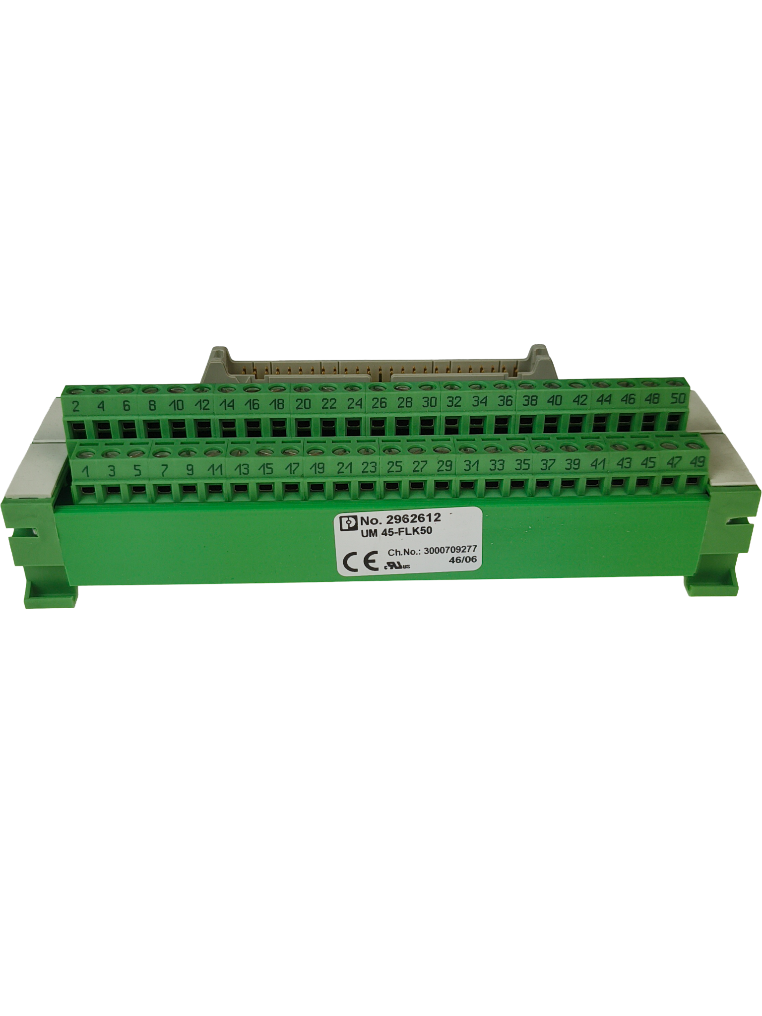 Siemens 6EP5406-5AA00 TERMINAL STRIP S5 50-PIN IDC TO SCREW — PLC