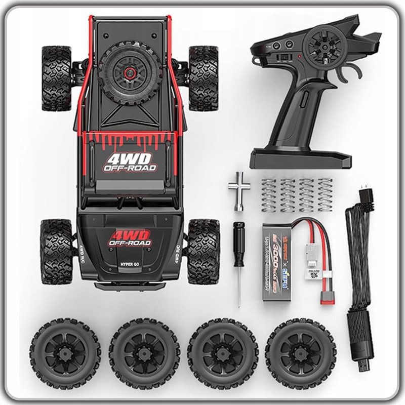 Masina RC MJX Hyper Go 14209, 4x4, motor fara perii, viteza maxima