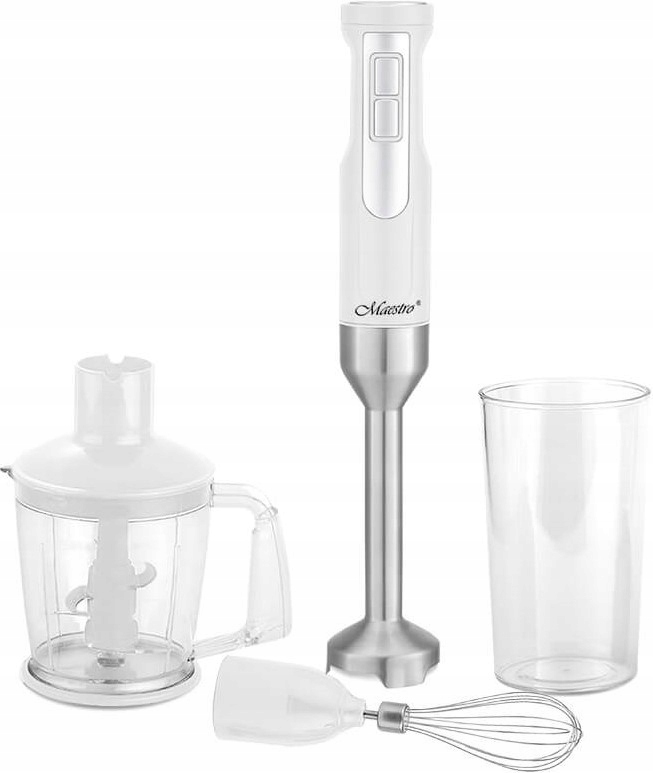 Set blender vertical Maestro 1000W, 900ml, 600ml, inox, plastic