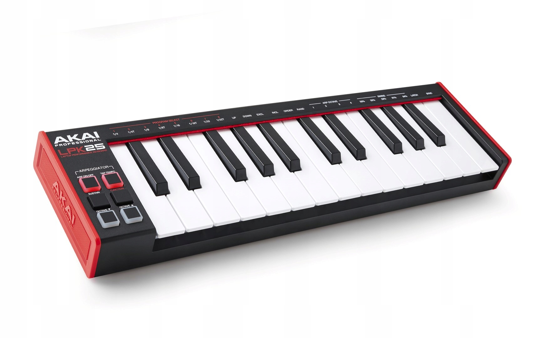Klaviatura MIDI USB AKAI LPK25 MK2, 25 clape, arpeggiator, negru
