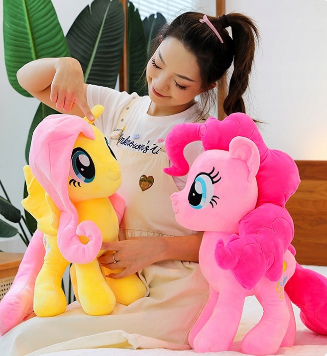 DUŻA MASKOTKA PRZYTULANKA PLUSZAK MISIEK KUCYK JEDNOROŻEC FLUTTERSHY 50cm