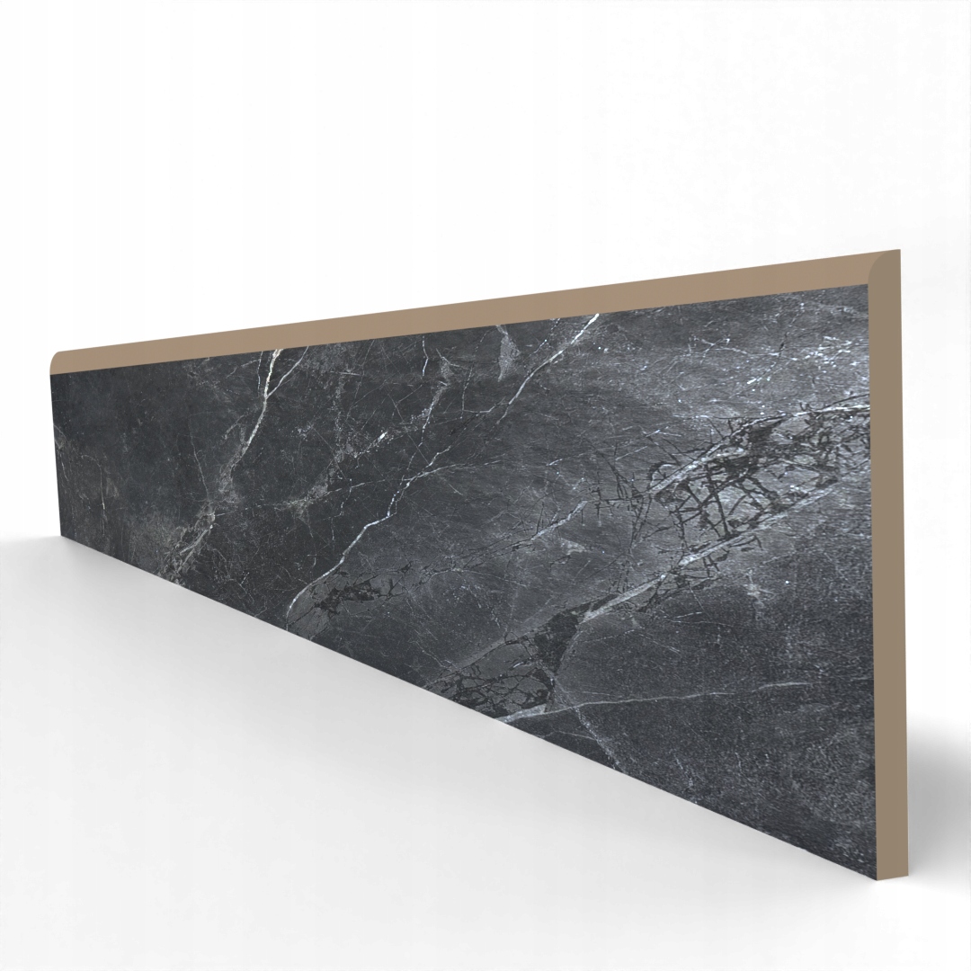 Cokół gresowy GRAFIT ANTRACYT MAT 60cm, wykończenie podłogi WYPRZEDAŻ