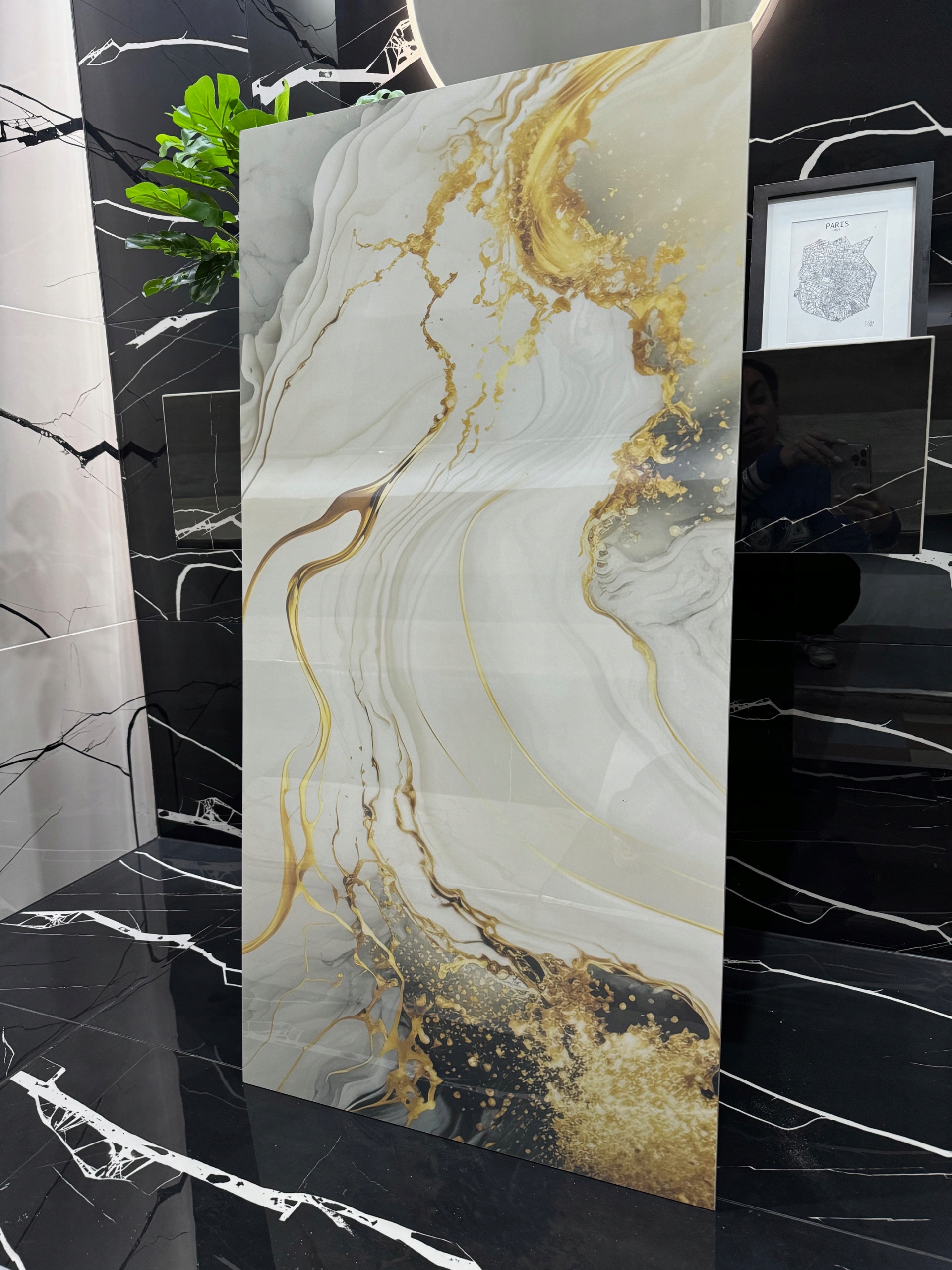 Gres polerowany 120x60 ZŁOTE REFLEKSY marmur WYSOKI POŁYSK - HIT!!!