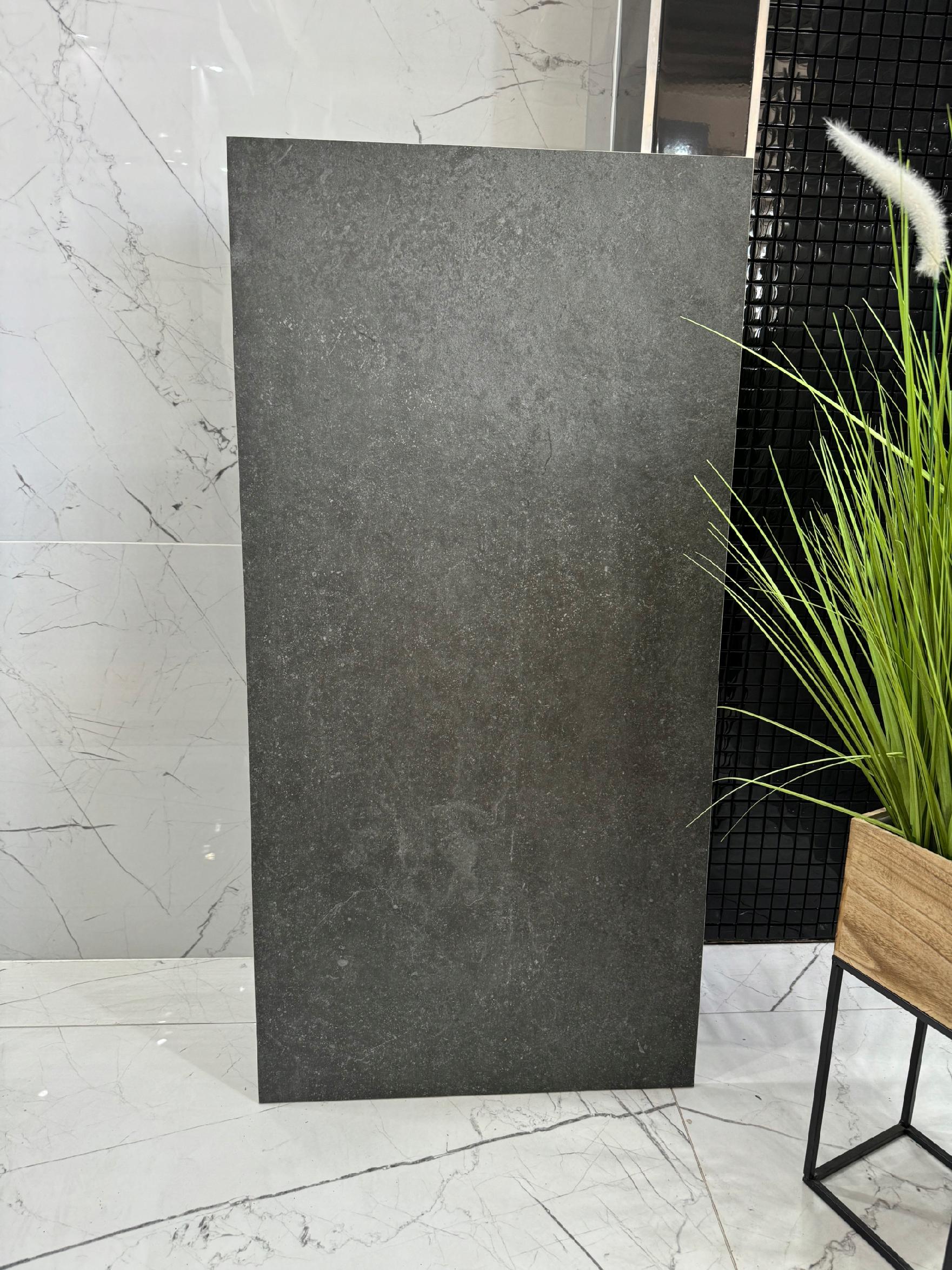 Gres grafitowy 120x60 imitacja kamienia mat, gres strukturalny jak kamień