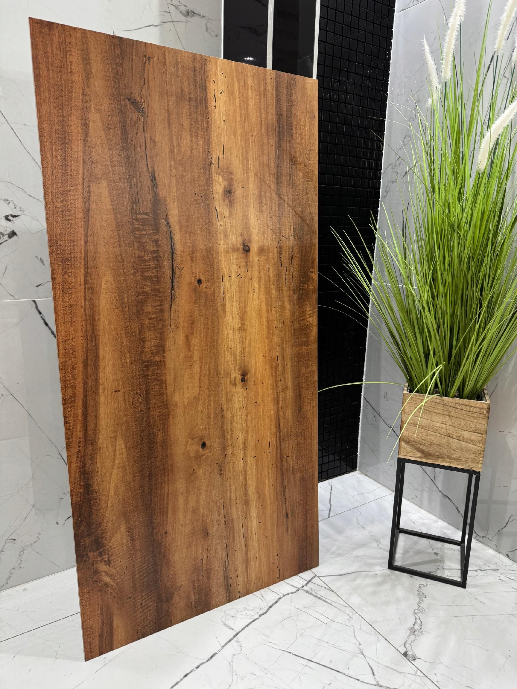 GRES DREWNOPODOBNY 120×60 DĄB RUSTIC CHERRY - FORMAT XL, ŻYWY KOLOR, MAT