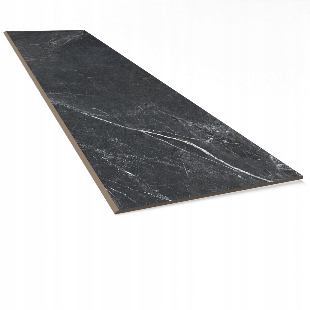 Stopnica schodowa gres grafit antracyt - bez nacięć antypoślizgowych 100x30