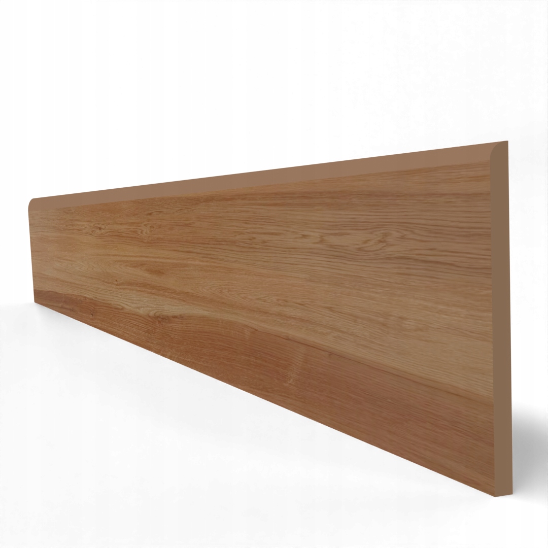 Cokół gres drewnopodobny dąb ZŁOTY długość 60 cm, listwa przypodłogowa