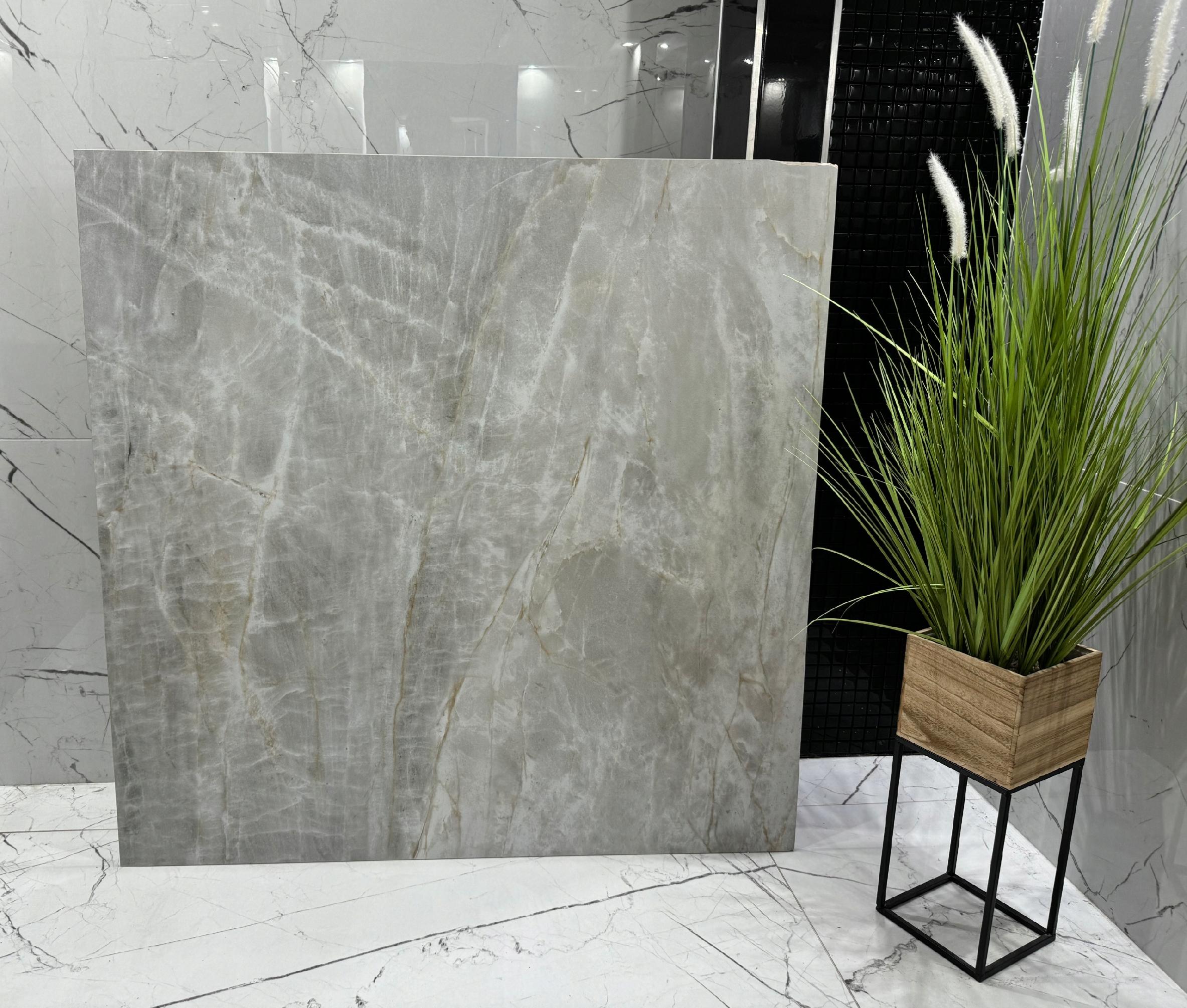 Nowoczesny gres 120x120 matowy jasnoszary, luksusowy kamień WYPRZEDAŻ!!!