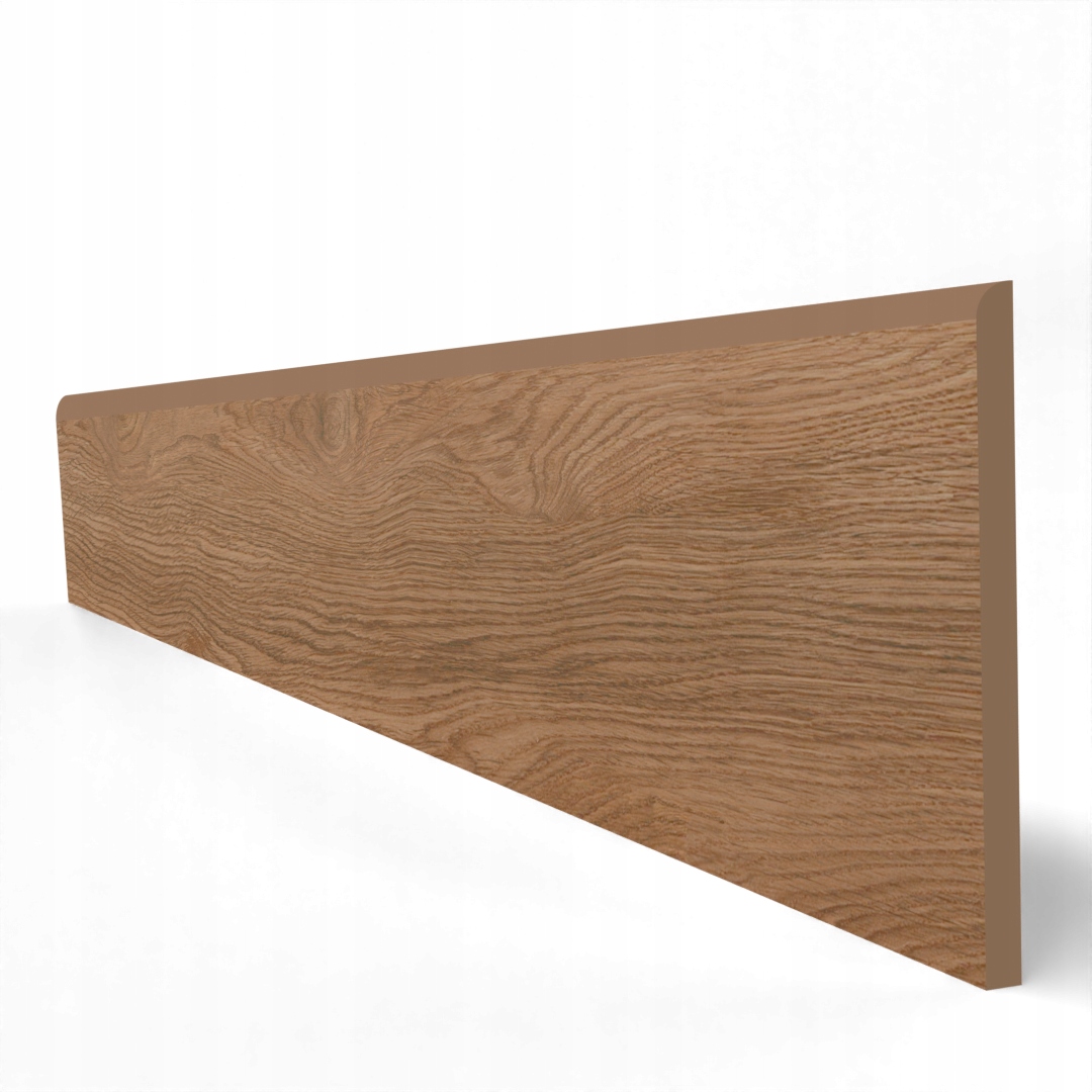 Cokół gres drewnopodobny dąb ZŁOTY 60 cm listwa przypodłogowa