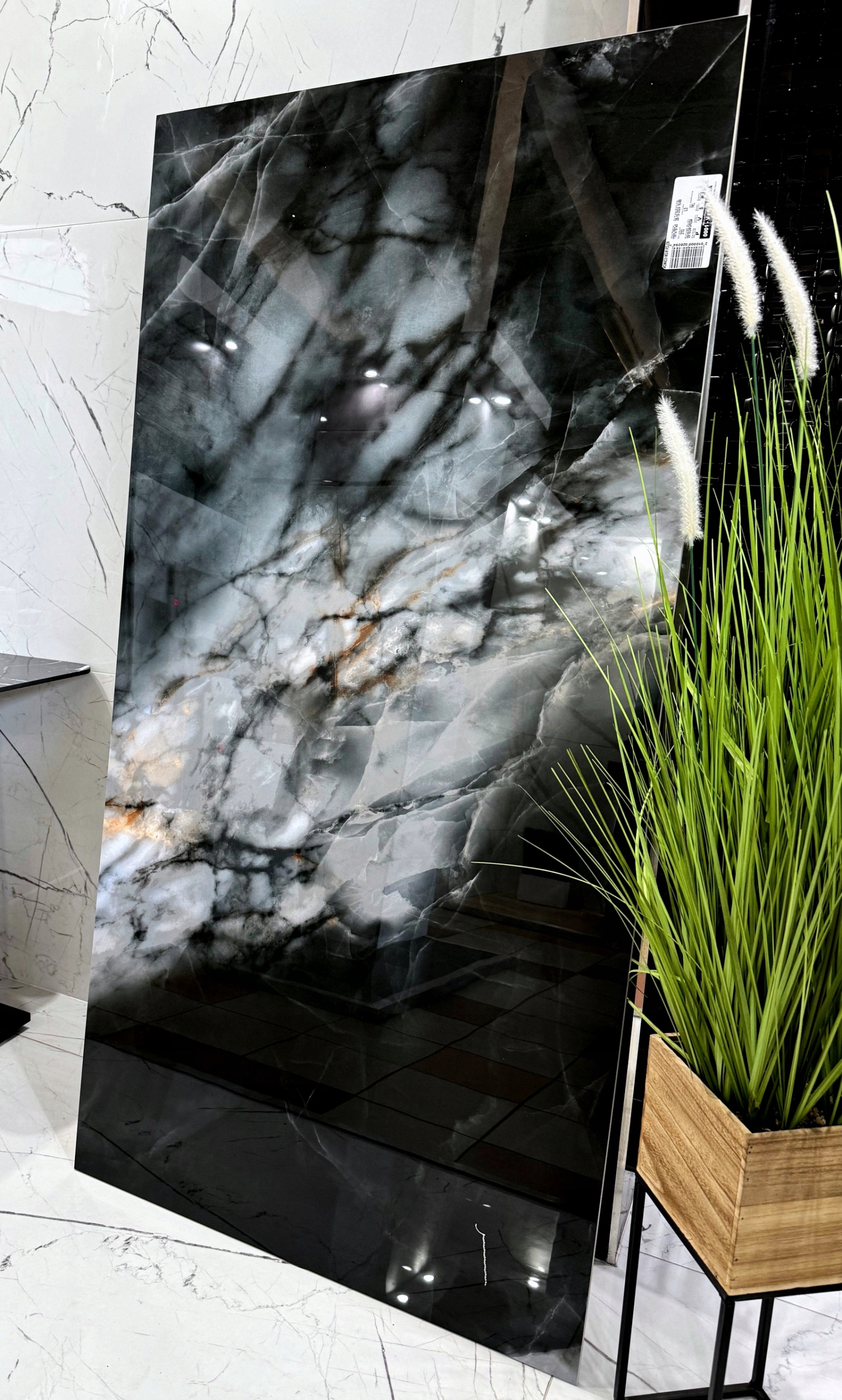 CZARNY GRES POLER 120X60 Czarny Marmur Wysoki POŁYSK - SUPER CENA!!!