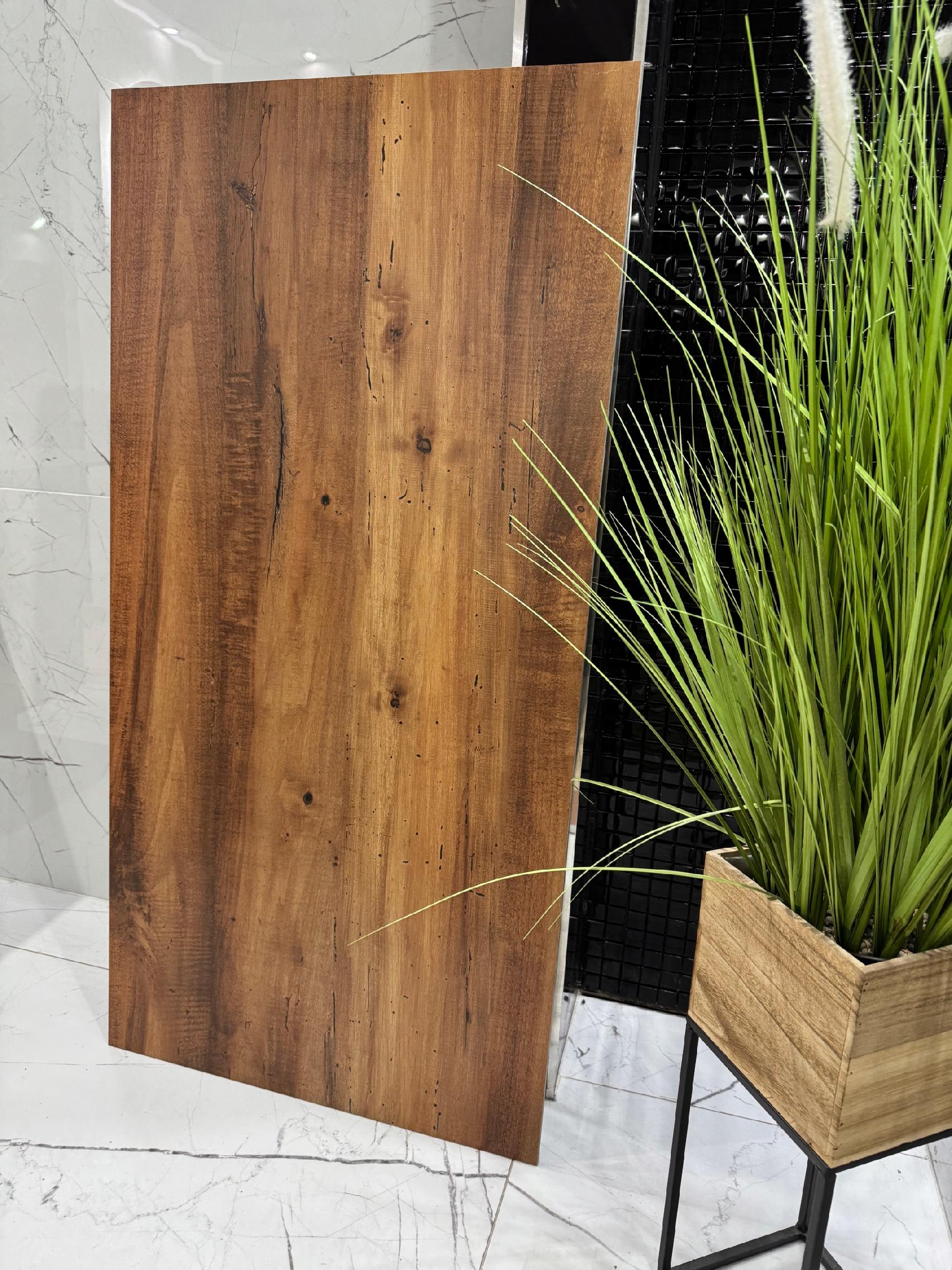 GRES DREWNOPODOBNY 120×60 DĄB RUSTIC CHERRY - FORMAT XL, ŻYWY KOLOR, MAT