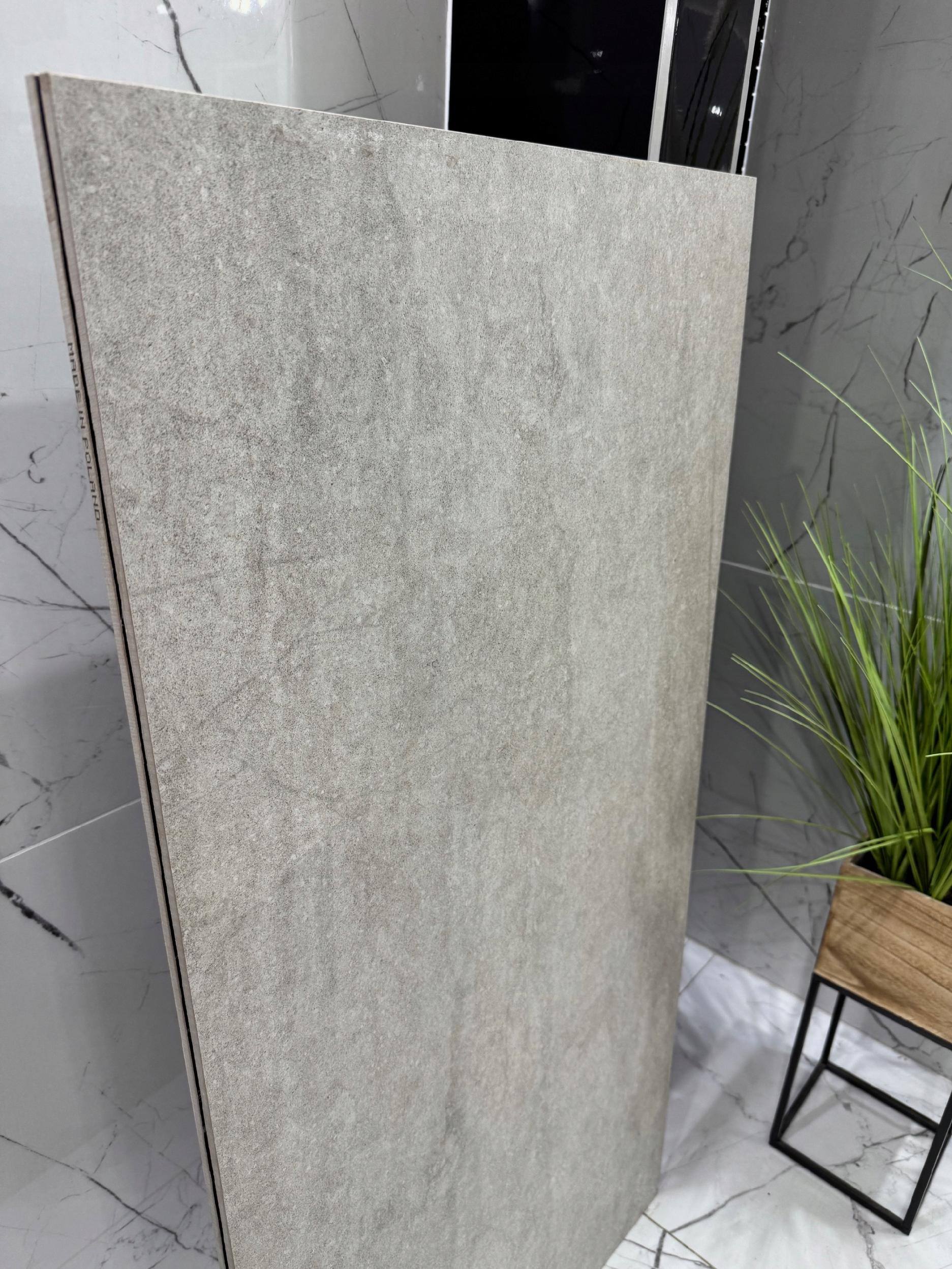 JASNY szary gres 120X60 PÓŁMATOWY jak naturalny KAMIEŃ WYPRZEDAŻ