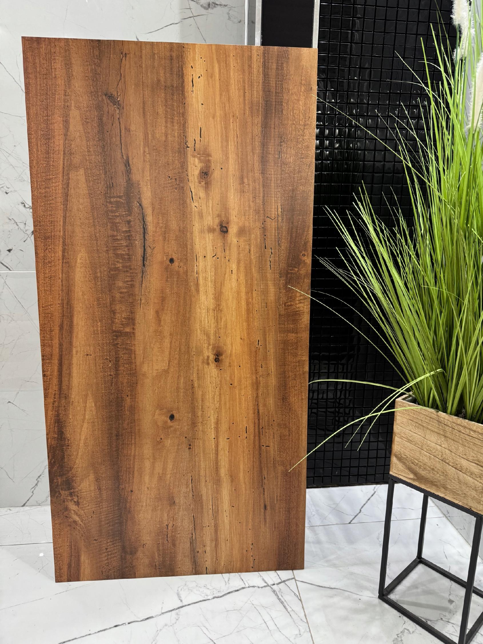 GRES DREWNOPODOBNY 120×60 DĄB RUSTIC CHERRY - FORMAT XL, ŻYWY KOLOR, MAT