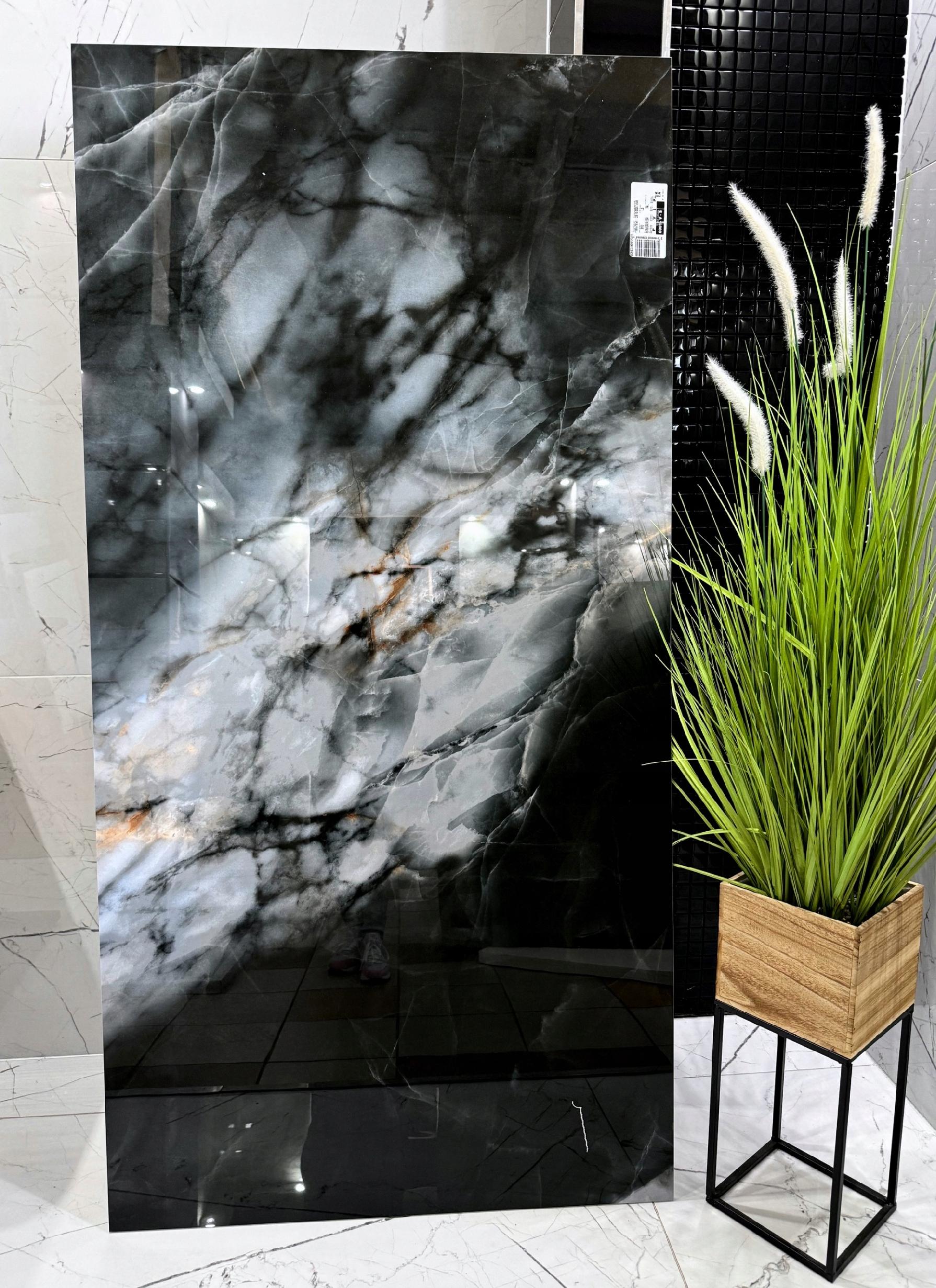 CZARNY GRES POLER 120X60 Czarny Marmur Wysoki POŁYSK - SUPER CENA!!!