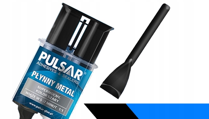 KLEJ DO METALU PŁYNNY METAL SPAWANIE NA ZIMNO EPOKSYDOWY PULSAR 6 ml