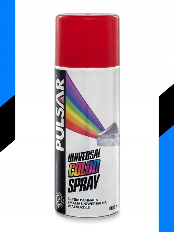 LAKIER CZERWONY POŁYSK PULSAR SPRAY RAL 3002 400 ml