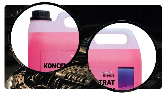 KONCENTRAT PŁYNU DO CHŁODNICY RÓŻOWY MOBIL MEDIC G12 - 35°C 4L