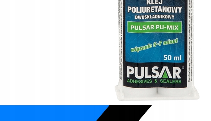 KLEJ POLIURETANOWY DWUSKŁADNIKOWY PULSAR BURSZTYNOWY 50 ml